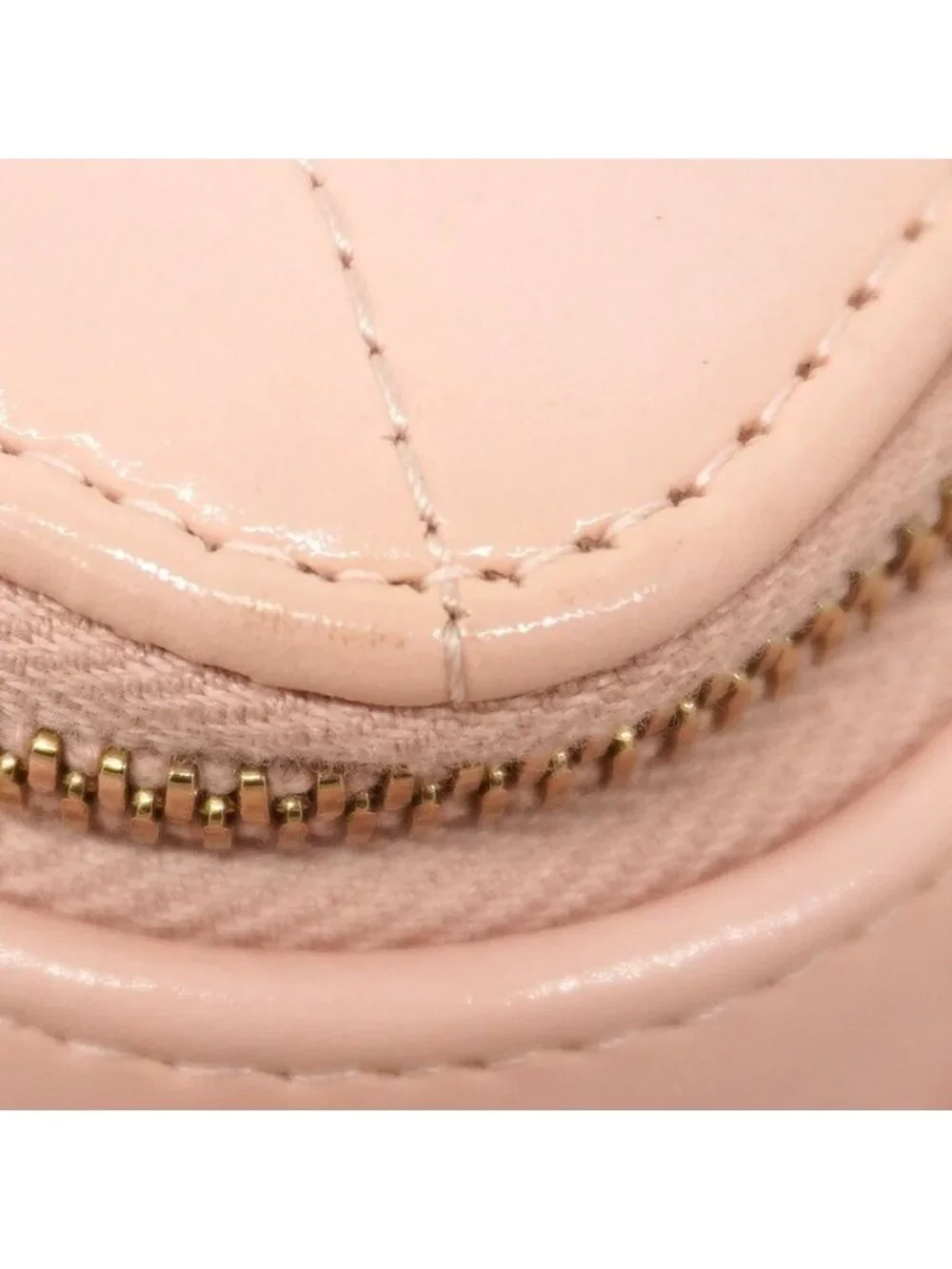Chanel Vanity Bag Quilted Lambskin Pink Champagne Gold 2-Way